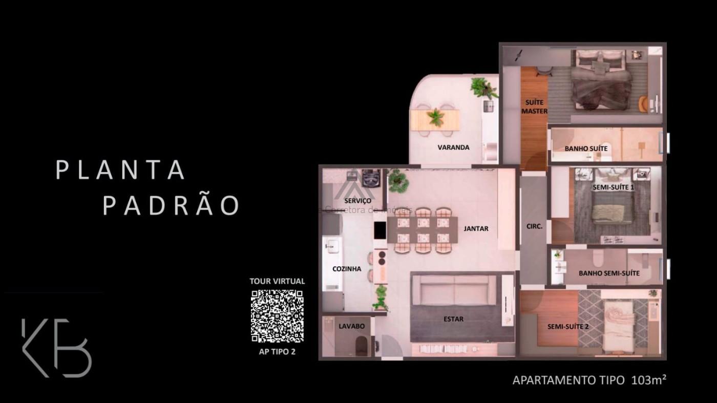 Apartamento, 3 quartos, 102 m² - Foto 6